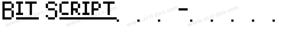 Bit Script转换器字体转换